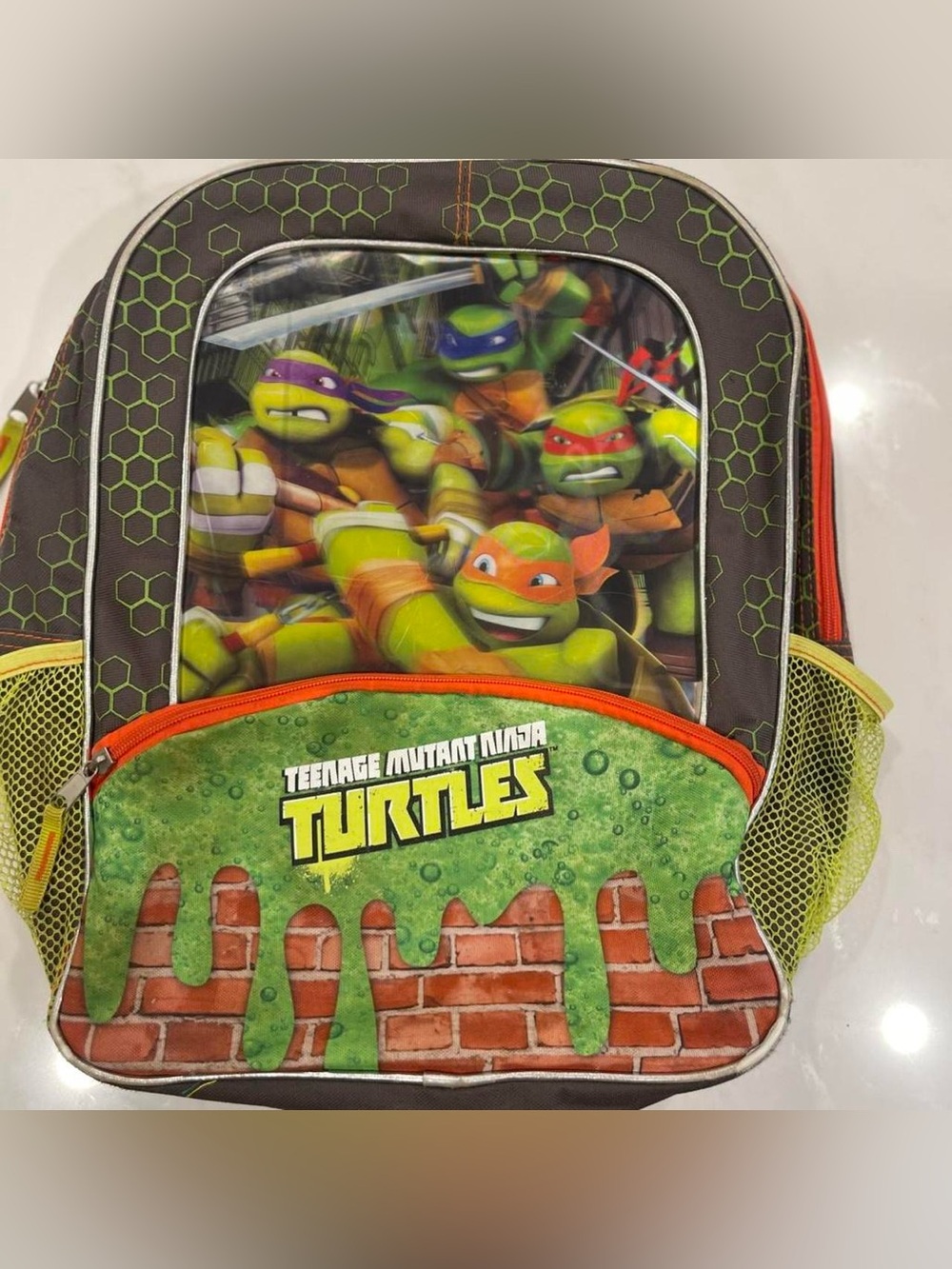 Teenage Mutant Ninja Turtles TMNT Backpack 3D Kids School Bag 16”